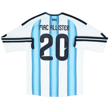 2026-27 Argentina Authentic Home L/S Shirt Mac Allister #20