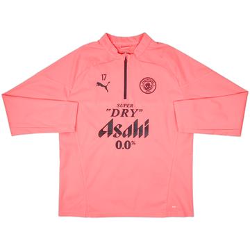 2023-24 Manchester City Player Issue 1/4 Zip Rain Top #17 (De Bruyne) - 9/10 - (L)