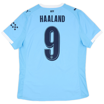 2025-26 Manchester City Authentic Home Shirt Haaland #9