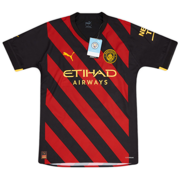 2022-23 Manchester City Player Issue European Away Shirt