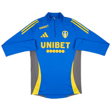 2024-25 Leeds United adidas 1/4 Zip Training Top (S)