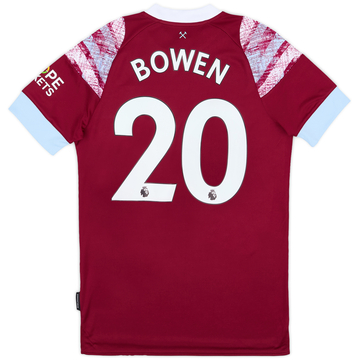 2022-23 West Ham Home Shirt Bowen #20 - As New
