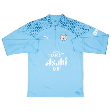 2023-24 Manchester City Player Issue 1/4 Zip Training Top #9 (Haaland) - As New - (XL)