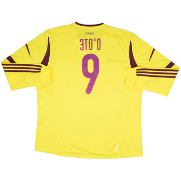 2012-13 Anzhi Makhachkala Home L/S Shirt Eto'o #9 (3XL)