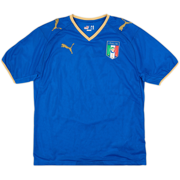 2007-08 Italy Home Shirt - 9/10 - (L.Boys)