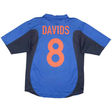 2000-02 Netherlands Away Shirt Davids #8 - 8/10 - (M)