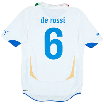 2010-12 Italy Away Shirt De Rossi #6 - 8/10 - (M)