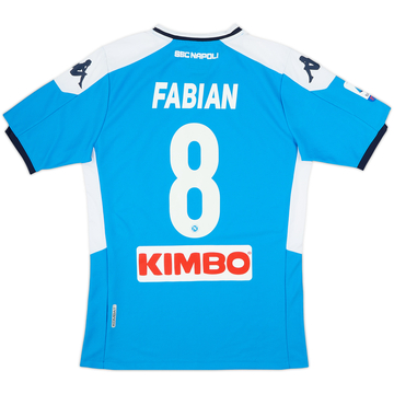 2019-20 Napoli Home Shirt Fabian #8 - 10/10 - (M)