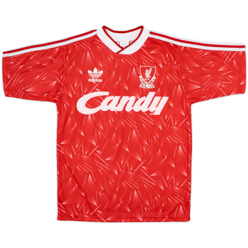1989-91 Liverpool Home Shirt - 10/10 - (L)