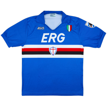 1990-92 Sampdoria Home Shirt - 8/10 - (XL)