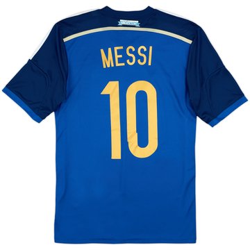 2013-15 Argentina Away Shirt Messi #10 - 8/10 - (M)