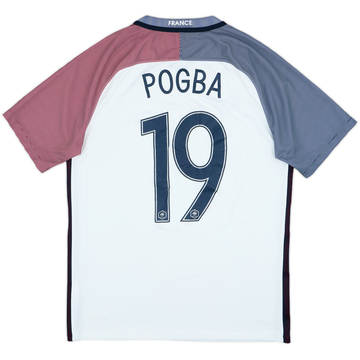 2016-17 France Away Shirt Pogba #19 - 8/10 - (M)