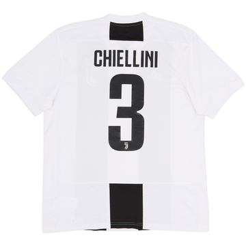 2018-19 Juventus Home Shirt Chiellini #3 - 4/10 - (M)
