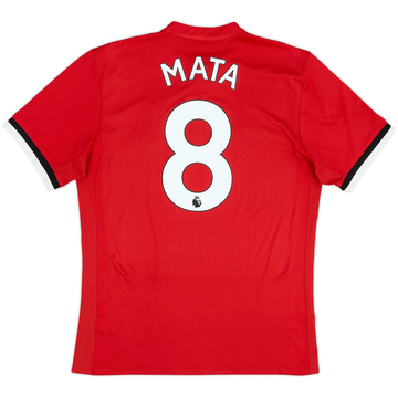 2017-18 Manchester United Home Shirt Mata #8 - 6/10 - (M)