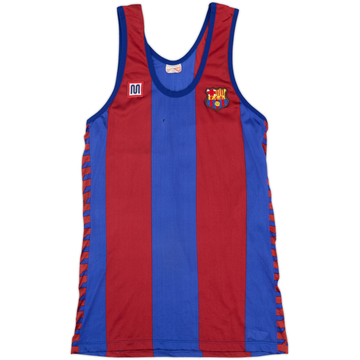 1984-89 Barcelona Meyba Basketball Jersey - 5/10 - (L)