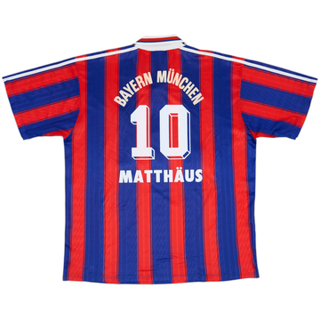 1995-97 Bayern Munich Home Shirt Matthaus #10 - 6/10 - (L/XL)