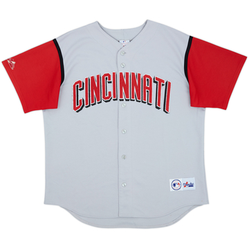 Camiseta Majestic de visitante de los Cincinnati Reds 2005-06 - 6/10 - (L)