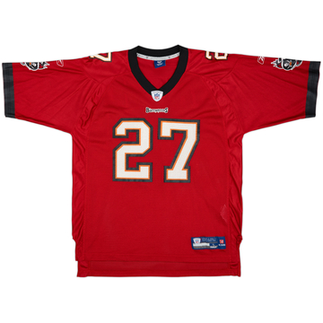 2010-11 Tampa Bay Buccaneers Blount #27 Reebok On Field Home Jersey - 6/10 - (L)