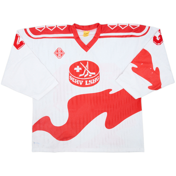 1980s Switzerland National Hockey #23 Tackla Home Jersey - 4/10 - (XL)