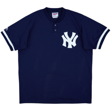 1994-95 New York Yankees Majestic Authentic Jersey de Práctica de Bateo - 9/10 - (L)
