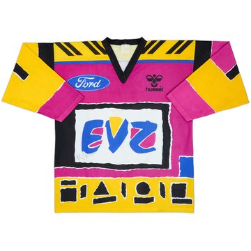 1996-97 EV Zug Hummel 'Signed' Away Jersey - 5/10 - (XL)