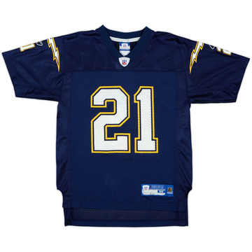 2005-06 San Diego Chargers Tomlinson #21 Reebok On Field Home Jersey - 9/10 - (M.Boys)