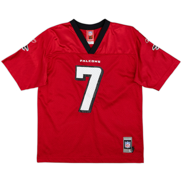 2005-06 Atlanta Falcons Vick #7 Reebok Replica Home Jersey - 8/10 - (L.Boys)