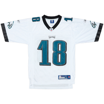 2009-11 Philadelphia Eagles Maclin #18 Reebok On Field Away Jersey - 8/10 - (S)