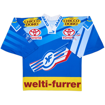 2004-05 Kloten Flyers 'Signed' Ochsner Home Jersey - 9/10 - (L)