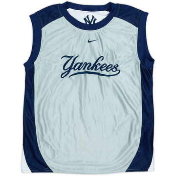 2000s New York Yankees Nike Reversible Training Jersey - 6/10 - (L.Boys)