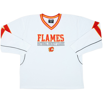 2000s Calgary Flames NHL L/S Training Tee - 9/10 - (XL)