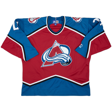 1996-97 Colorado Avalanche Klemm #24 Starter Away Jersey - 4/10 - (XL)