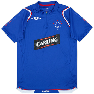 2006-07 Rangers Umbro 1/4 Zip Training Shirt - 8/10 - (S)