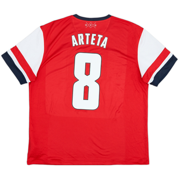 2012-14 Arsenal Home Shirt Arteta #8 - 8/10 - (XL)