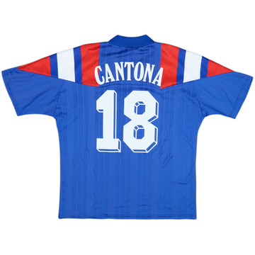 1992-94 France Home Shirt Cantona #18 - 8/10 - (L)