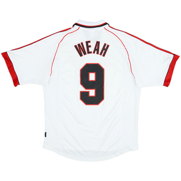 1998-99 AC Milan Away Shirt Weah #9 - 8/10 - (L)