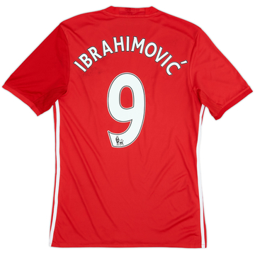 2016-17 Manchester United Home Shirt Ibrahimovic #9 - 5/10 - (S)
