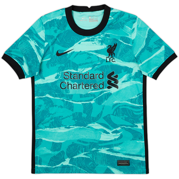 2020-21 Liverpool Away Shirt - 8/10 - (M.Boys)