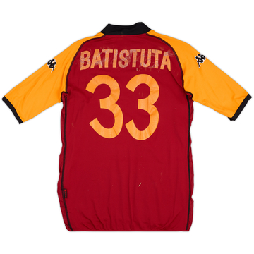2002-03 Roma European Home Shirt Batistuta #33 - 4/10 - (XL)
