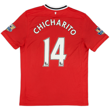 2011-12 Manchester United Camiseta Local Chicharito #14 - 6/10 - (L)