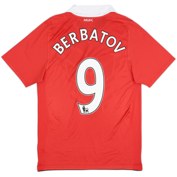 2010-11 Manchester United Home Shirt Berbatov #9 - 10/10 - (S)