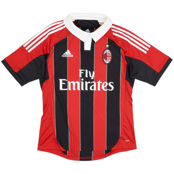 2012-13 AC Milan Home Shirt - 5/10 - (M)