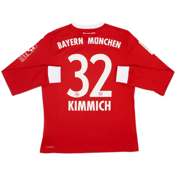 2017-18 Bayern Munich Home L/S Shirt Kimmich #32 - 8/10 - (XL.Boys)