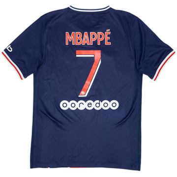 2020-21 Paris Saint-Germain Home Shirt Mbappe #7 - 6/10 - (S)