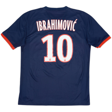 2013-14 Paris Saint-Germain Home Shirt Ibrahimovic #10 - 7/10 - (M)