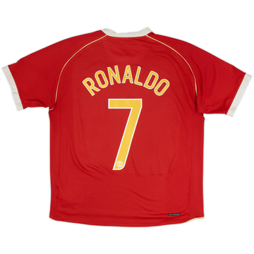 2006-07 Manchester United Home Shirt Ronaldo #7 - 6/10 - (L)