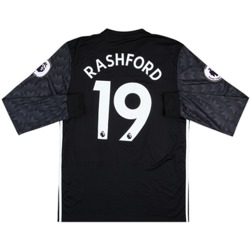 2017-18 Manchester United Away L/S Shirt Rashford #19 - 6/10 - (M)
