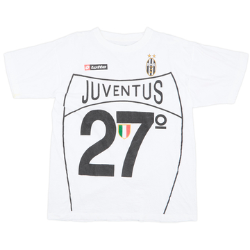 2002-03 Juventus Lotto 'Campioni D'Italia 2003' Graphic Tee - 7/10 - (L)