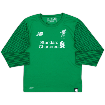 2017-18 Liverpool '125 Years' GK Shirt - 8/10 - (S.Boys)