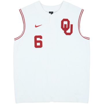 2022 Oklahoma Sooners Clark #6 Nike Authentic Alternate Jersey - 7/10 - (XL)